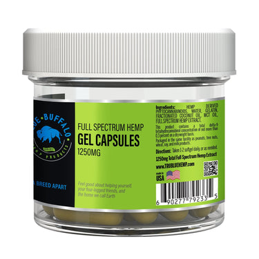 CBD Softgels | Full Spectrum All Natural | 1250mg | 50ct | 25mg ea. | 50 day supply